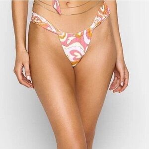 NWT Beach Bunny Multicolor Bikini Bottom Delphin- Medium